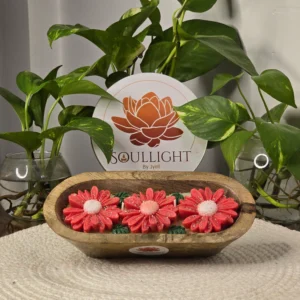Scarlet Blossom Tray